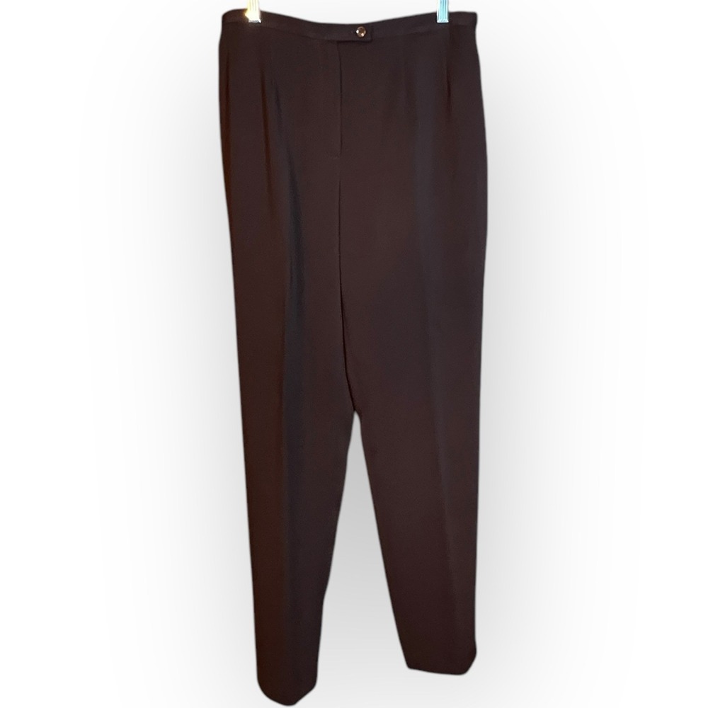 HARVE BENARD SPORT Brown Polyester Dress Pants Sz‎ 10 Office Corpcore Workwear